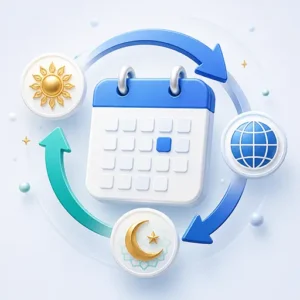 تبدیل تاریخ شمسی، میلادی و قمری | ابزارستان